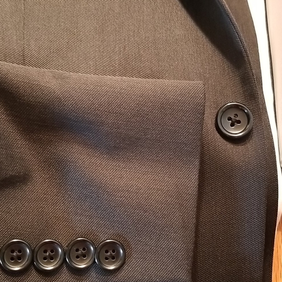 New 44R Charcoal Slim Dress Suit Jacket - Picture 7 of 11